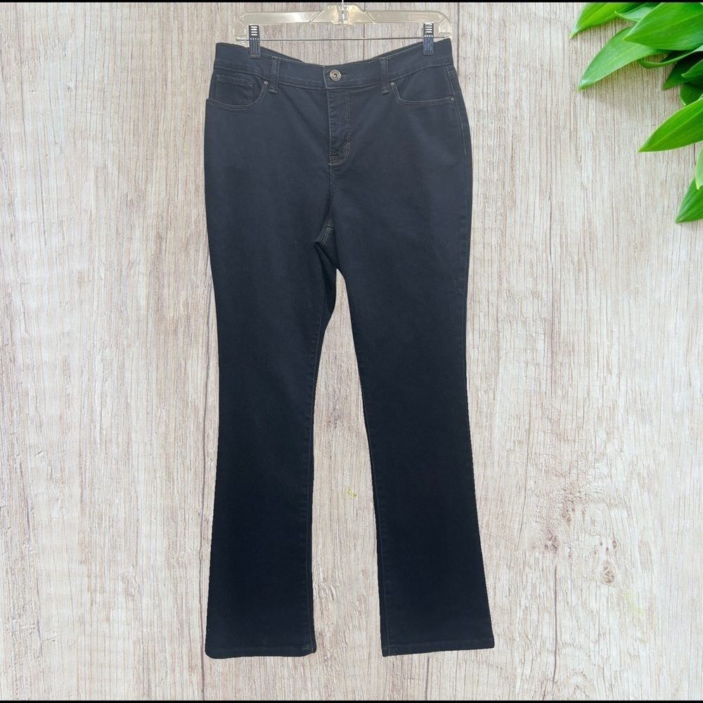 Style & co. Black Bootcut Jeans size 12P